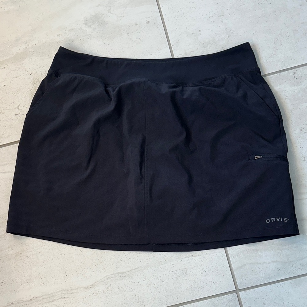 Orvis women’s Skort. XL Black. - Picture 10 of 10